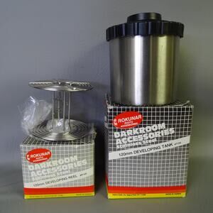 Rokunar Photo Darkroom Accessories 120mm Developing Tank 120mm Developing Reel